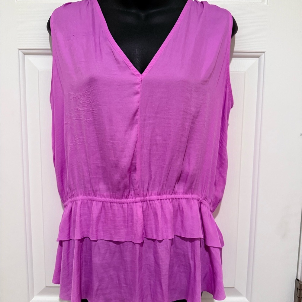 Banana Republic Vibrant Orchid Sleeveless Blouse